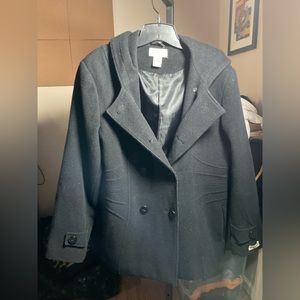 St.Johns Bay Cashmere Wool Peacoat
